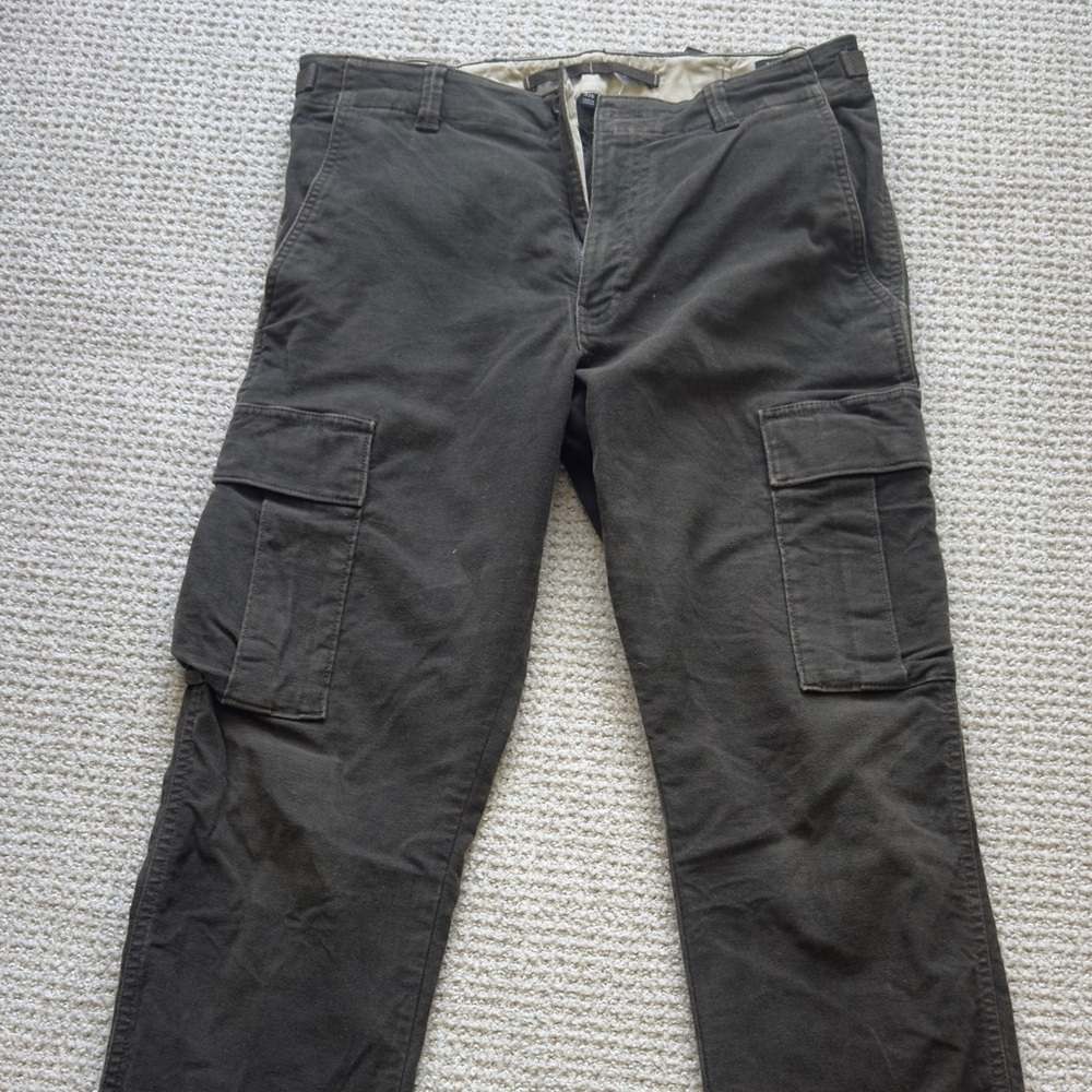 Beige Casual Pants